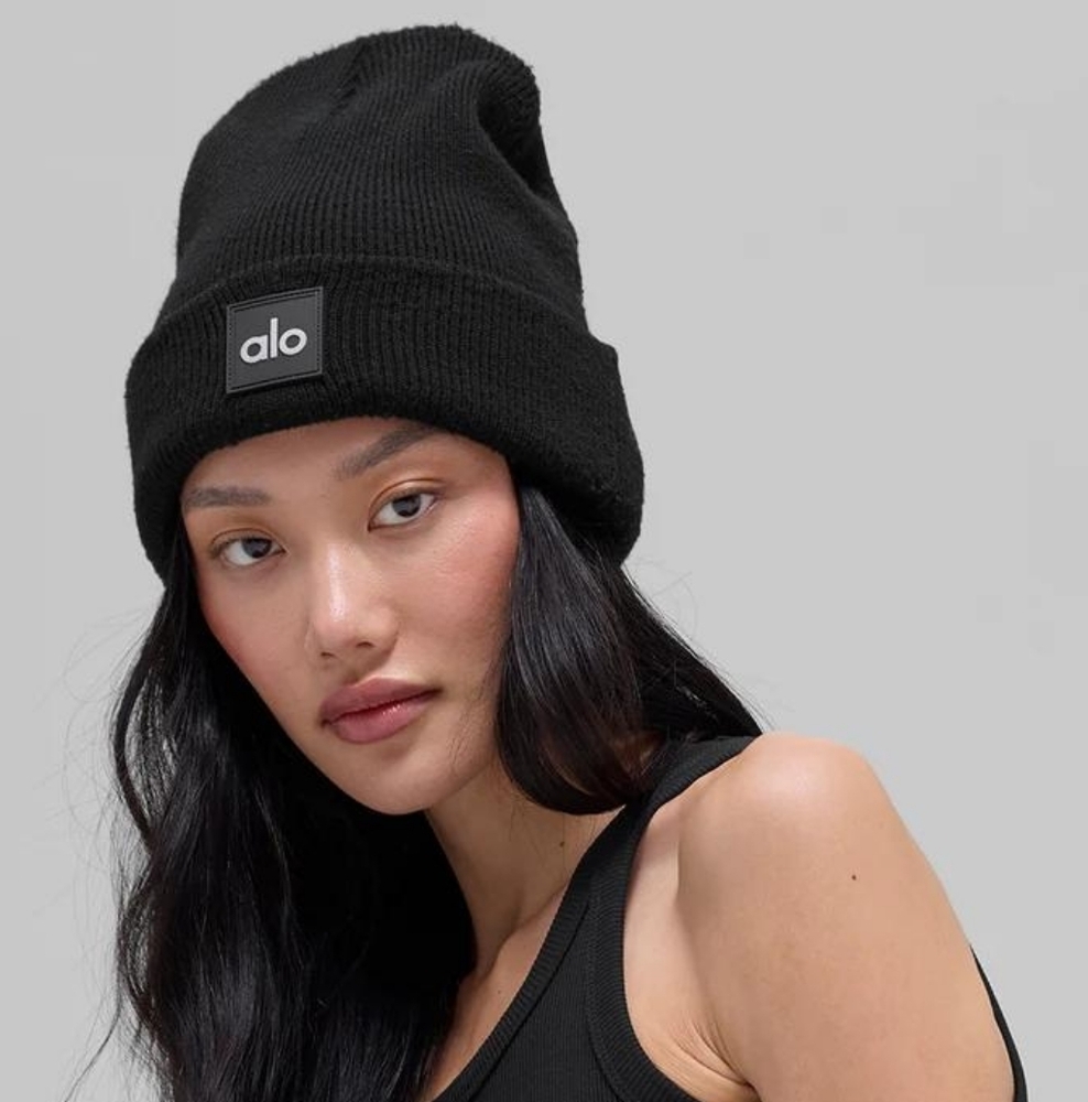 ALO Yoga Classic Black Beanie